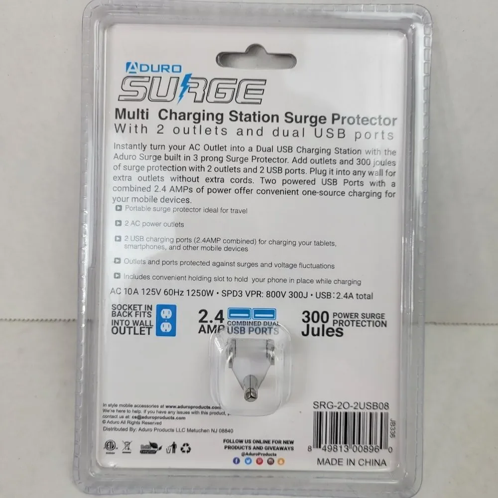 Aduro Surge Multi Charging‎ Station Surge Protector